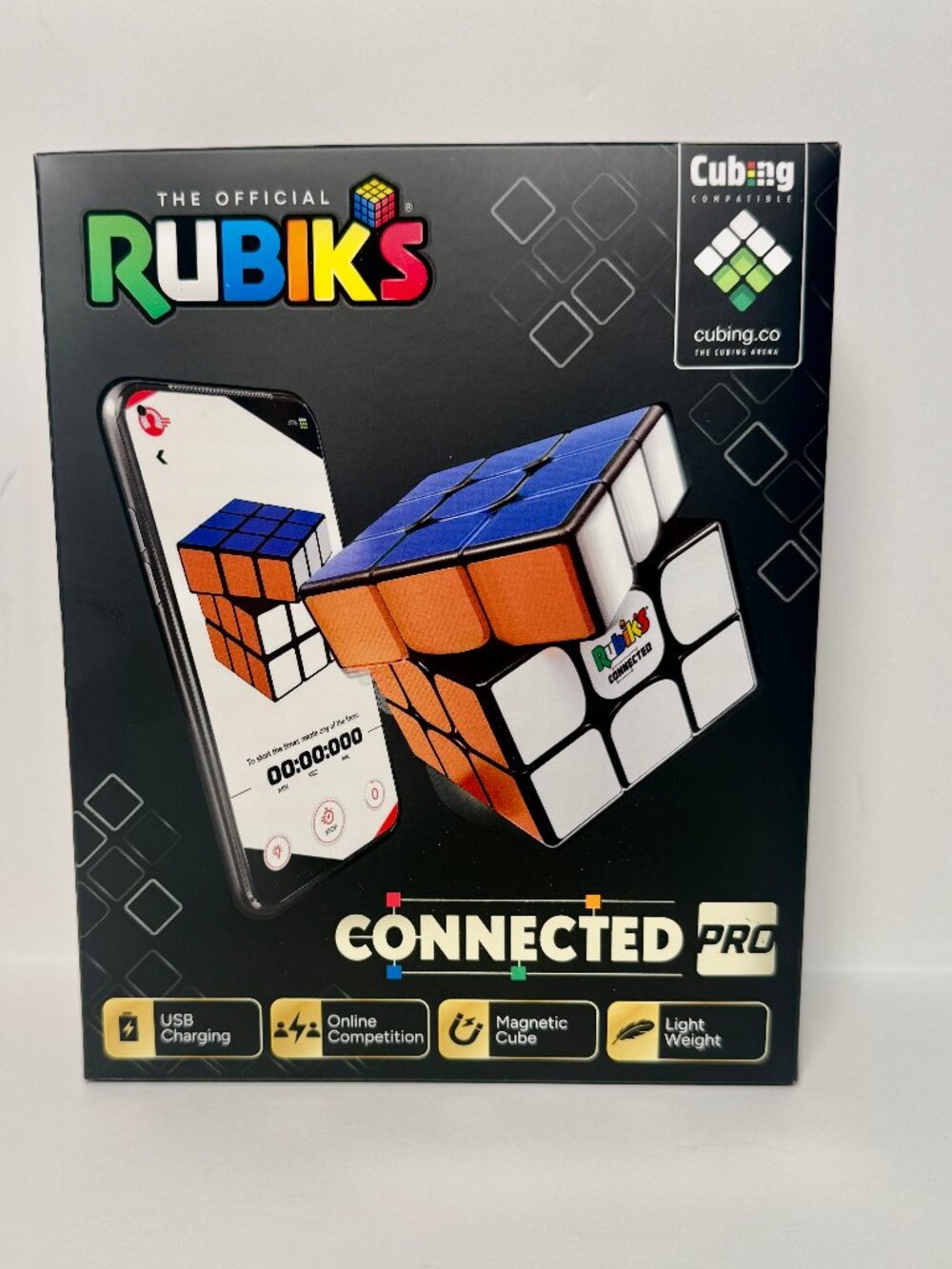 Rubik’s Connected PRO 3x3 Bluetooth Magnetic Rechargeable Cube New Sealed